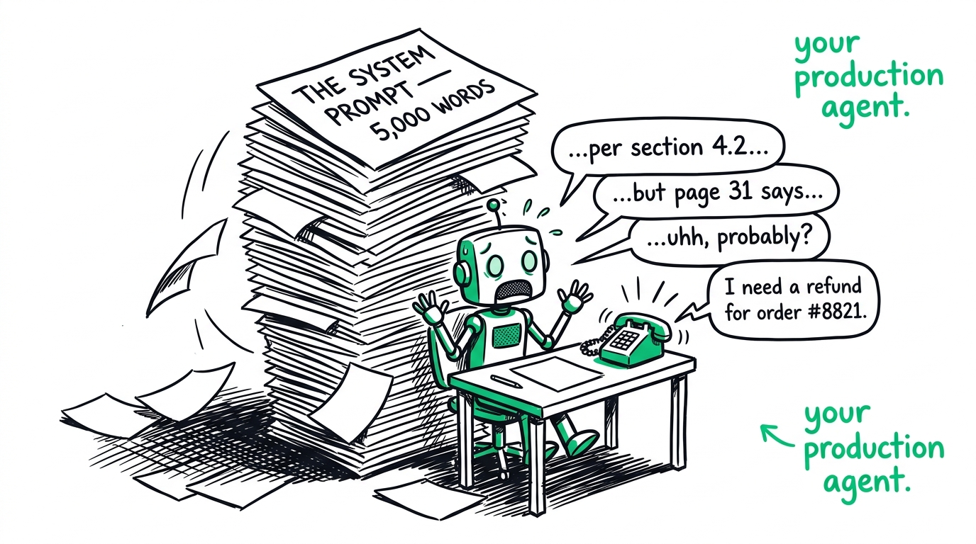 The stressed intern: 50-page manual, all the rules at once, all the time